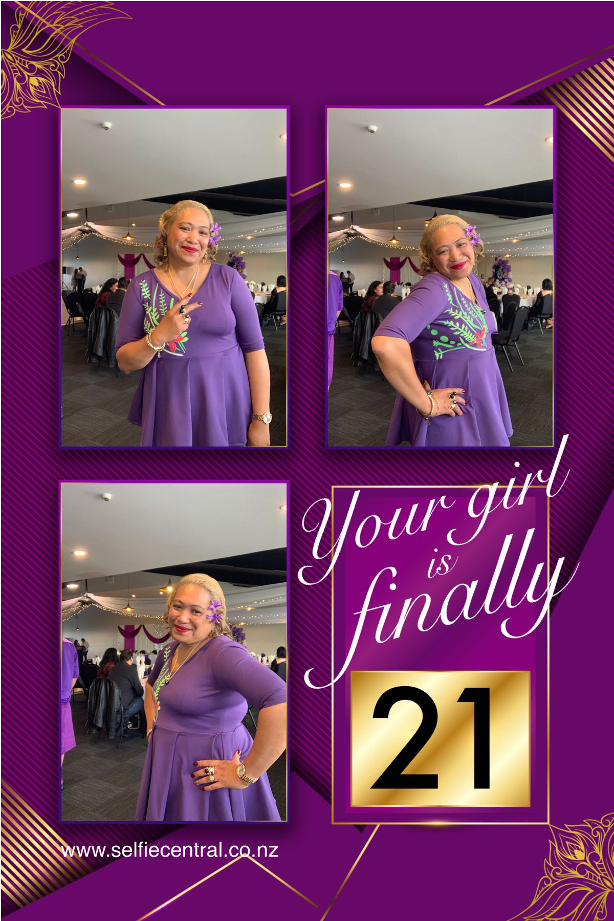 Your girl is finally 21 | View more photos from the event at gallery.photobooth.co.nz/u/SelfieCentral/Your-girl-is-finally-21